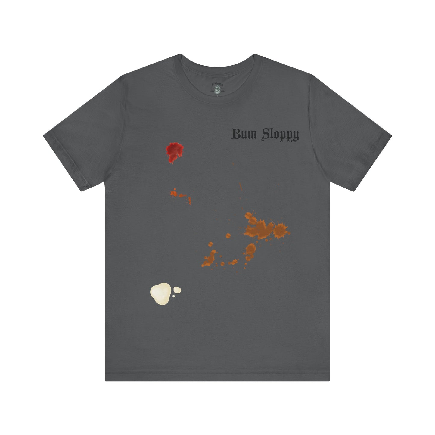 Doodle Seahorse with Mayo and Sauce Splatter