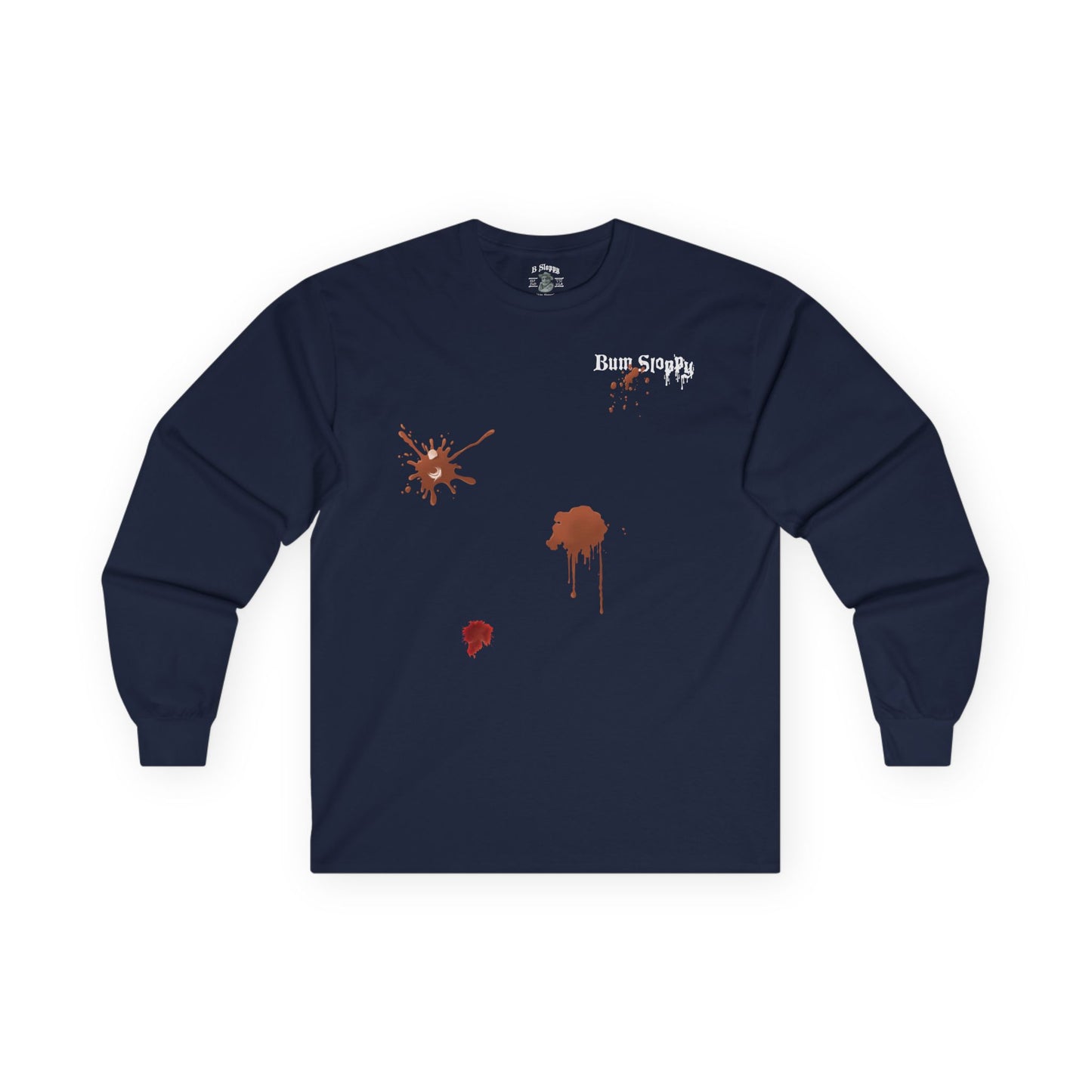 Gnarly Skier with Hot Cocoa and Mulled Wine Stains