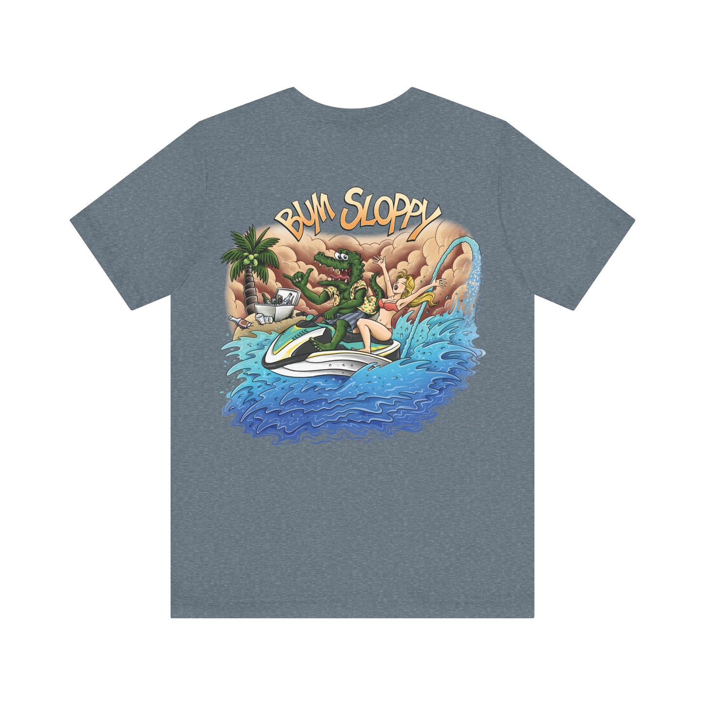 Jetski Gator with Taco, Hot Sauce and Nacho Cheese Stains