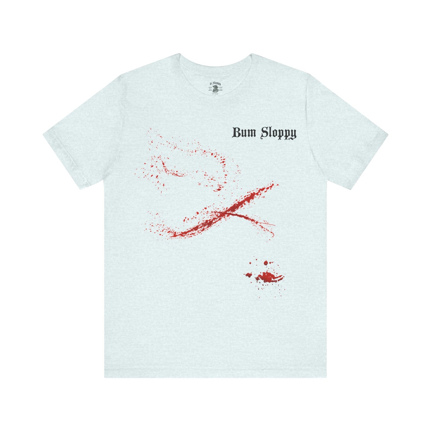 Patient Fisherman with Fish Gutting Blood Stains