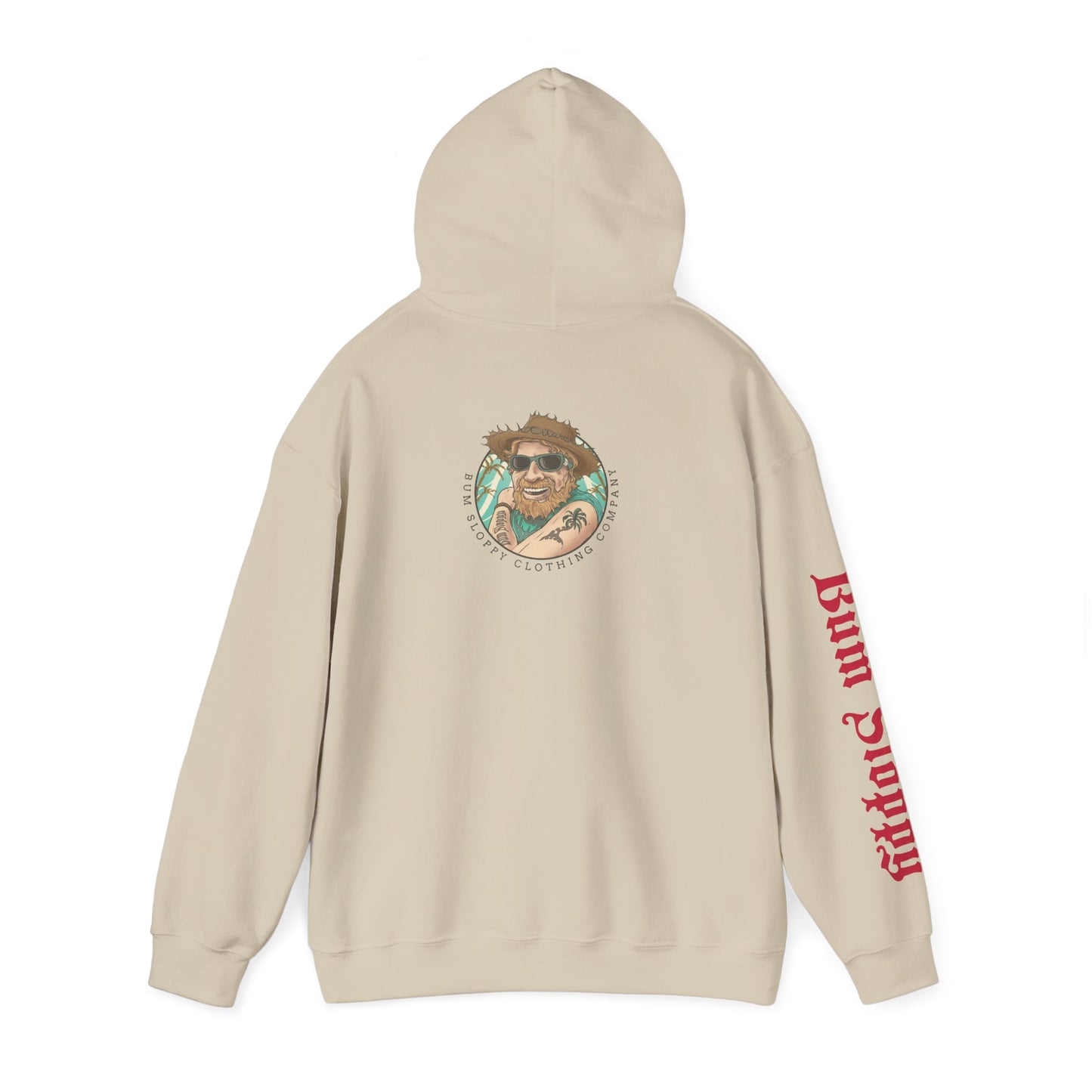 Super Sloppy Burger with Fixin' Stains Heavy Blend Hooded Sweatshirt