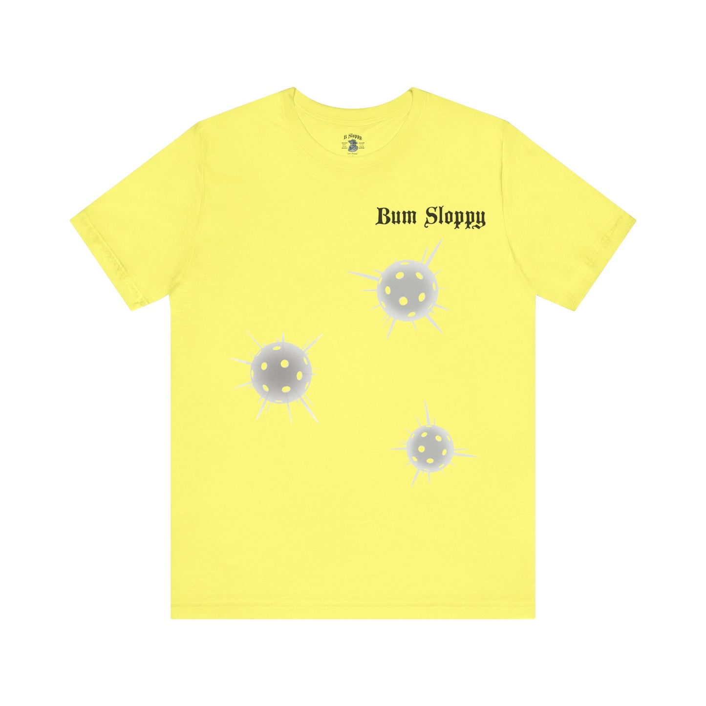 Rowdy Retro Women's Dink This! Pickleball Tee with Pickleball Strike Marks