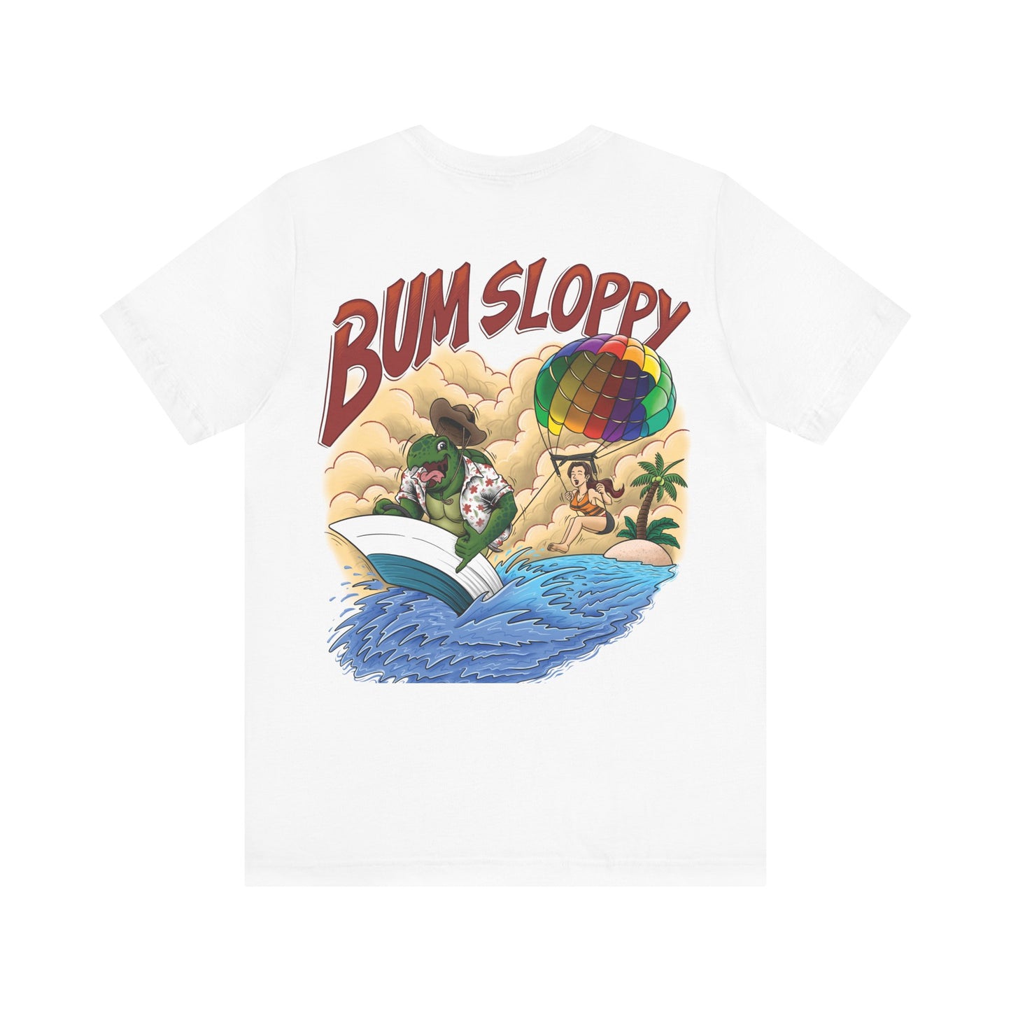 Parasailing Turtle with Chili Cheese Stains