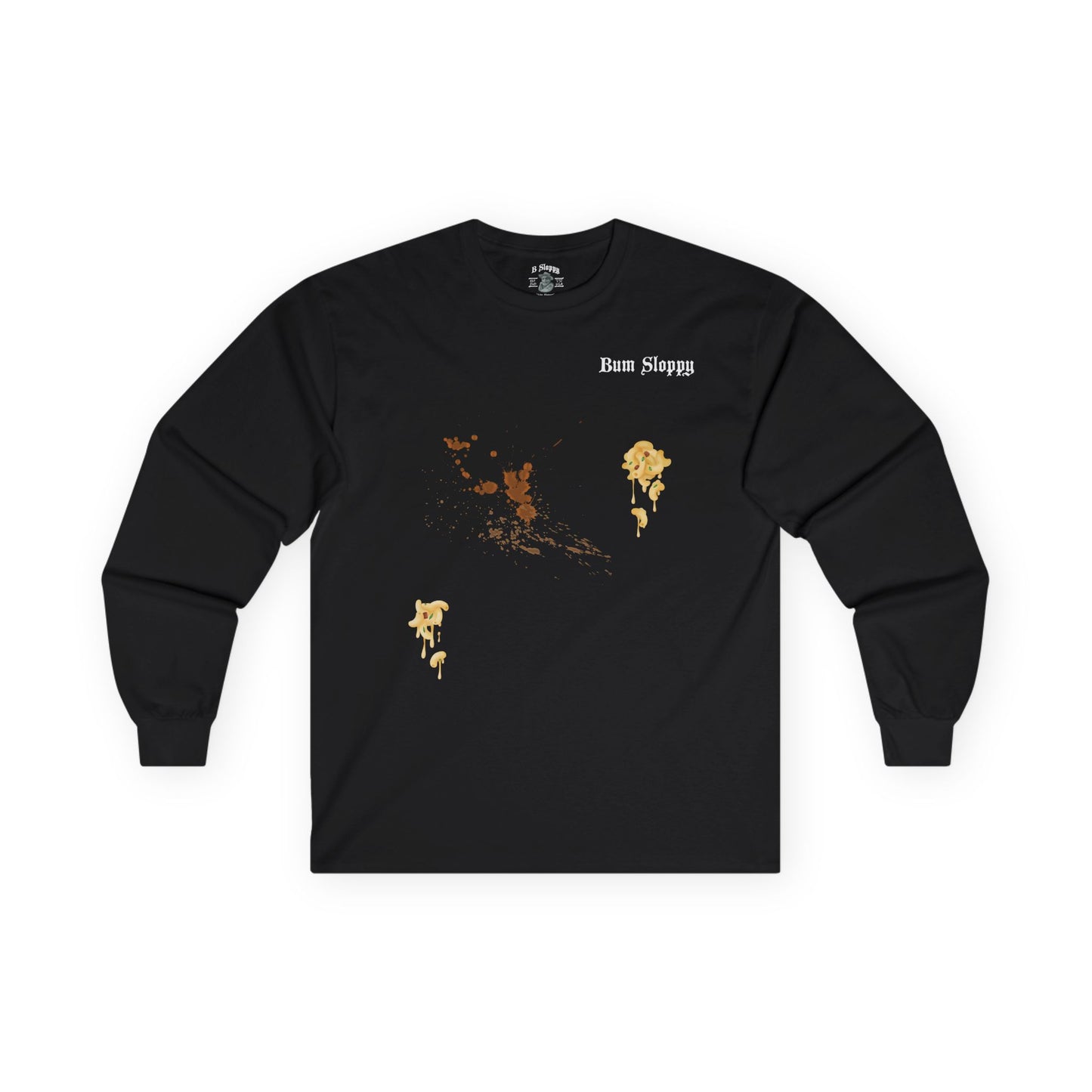 Sloppy Siesta Long Sleeve with Mac & Cheese and Gravy Stains