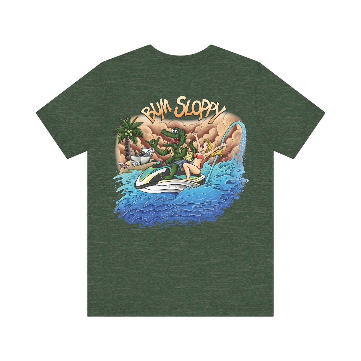 Jetski Gator with Taco, Hot Sauce and Nacho Cheese Stains