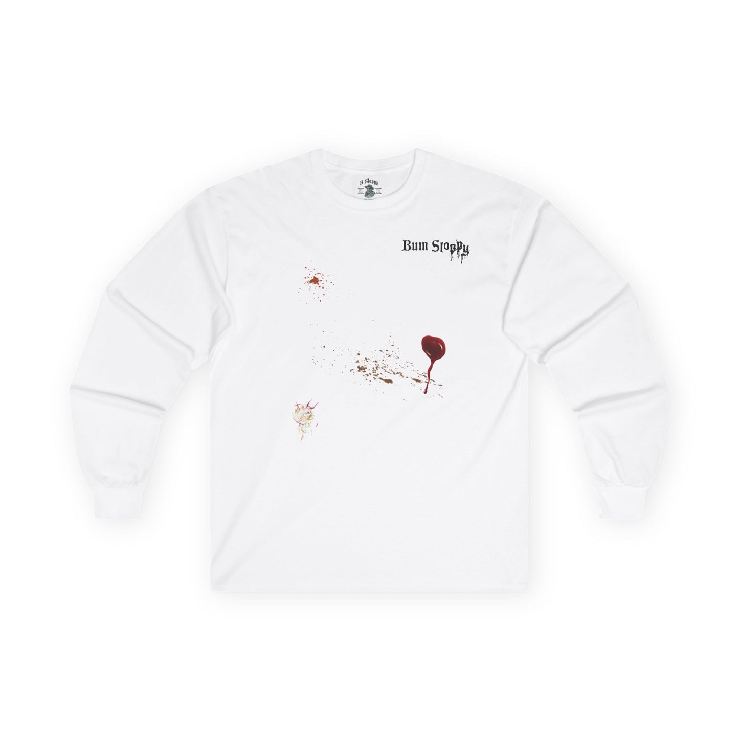 Sloppy Life Long Sleeve with Backyard Cookout Stains