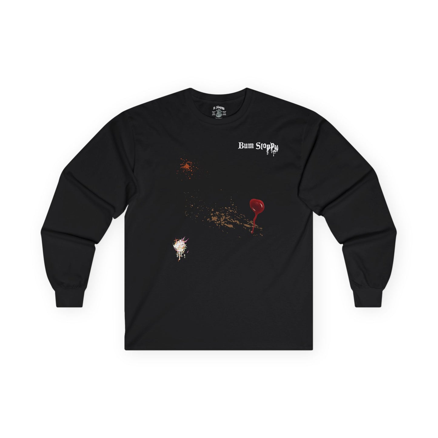 Sloppy Life Long Sleeve with Backyard Cookout Stains