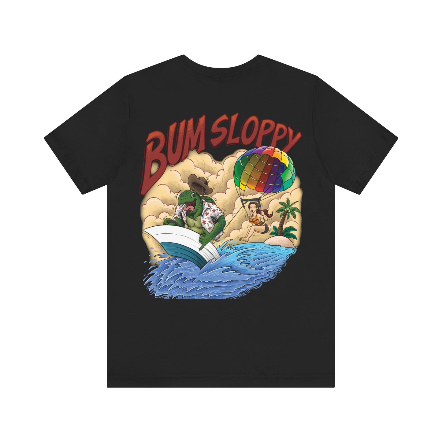 Parasailing Turtle with Chili Cheese Stains