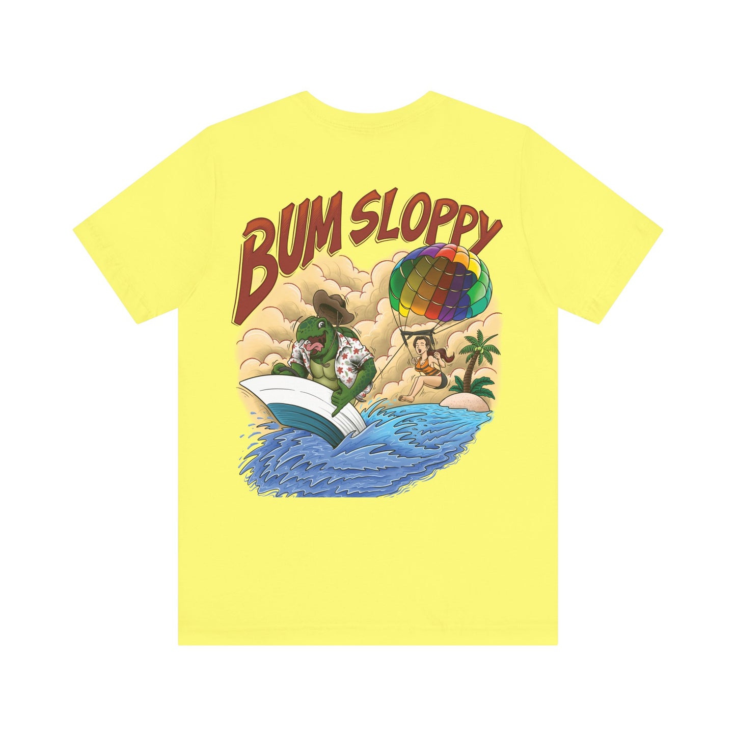 Parasailing Turtle with Chili Cheese Stains