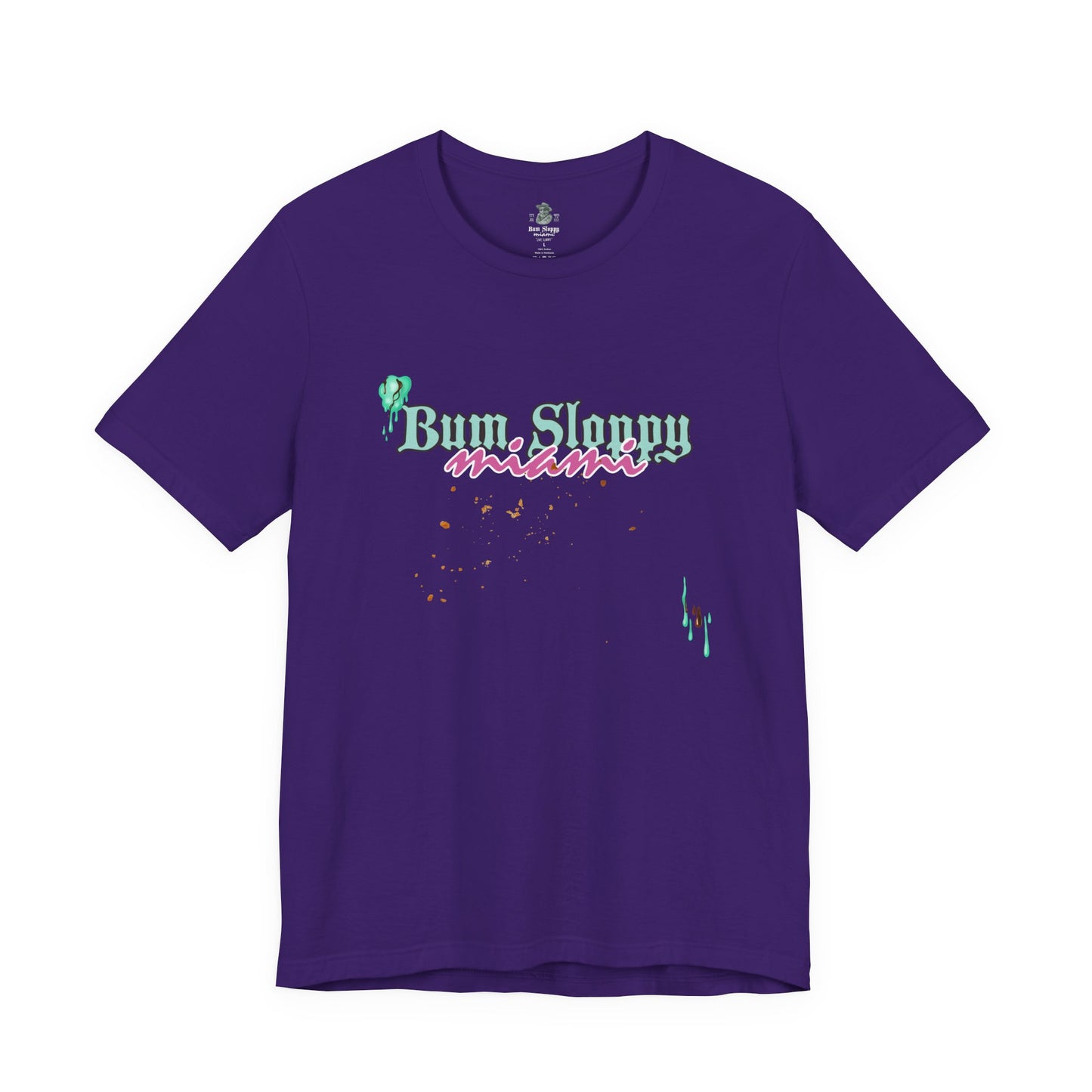 Bum Sloppy Miami MC Sunny Daze Tee with Seaside Snack Stains
