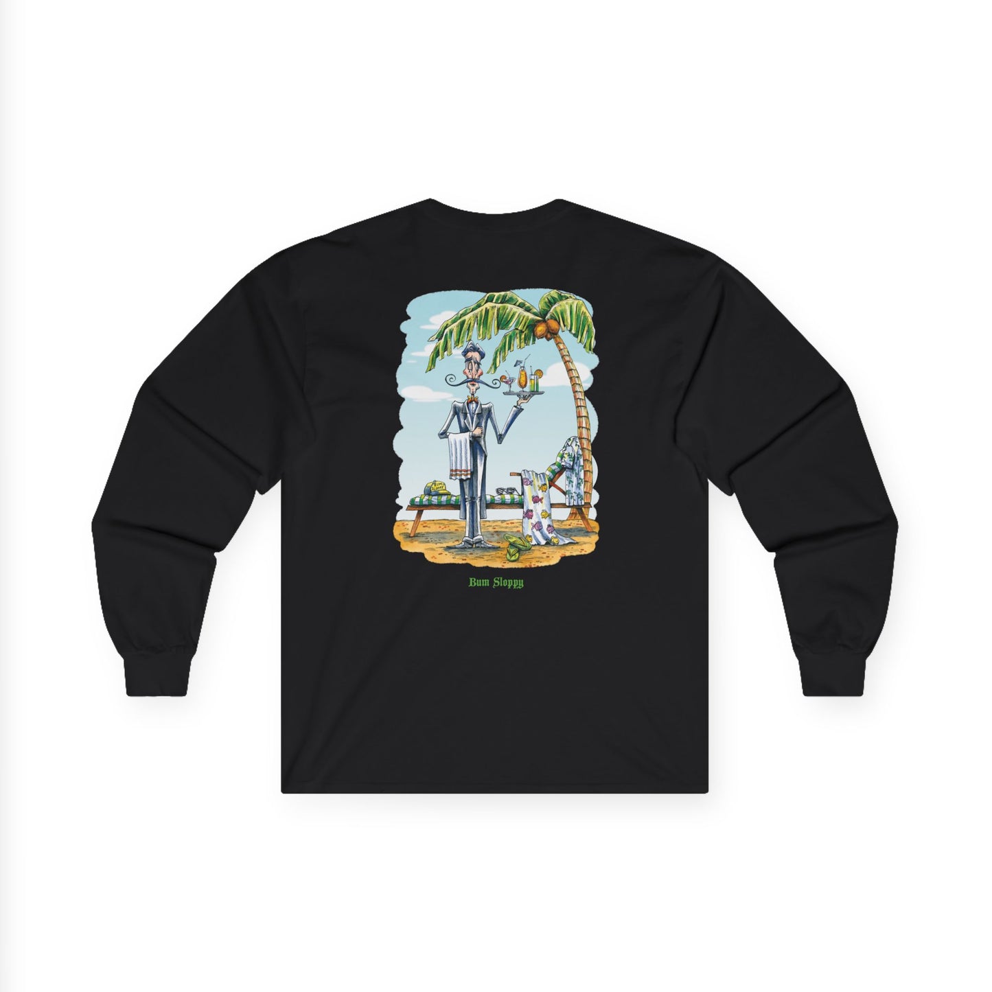 Beach Butler Long Sleeve with Taco & Nachos Stains
