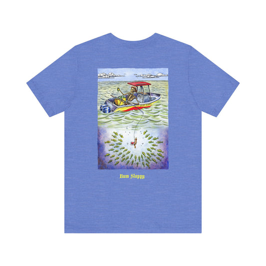 Patient Fisherman with Fish Gutting Blood Stains