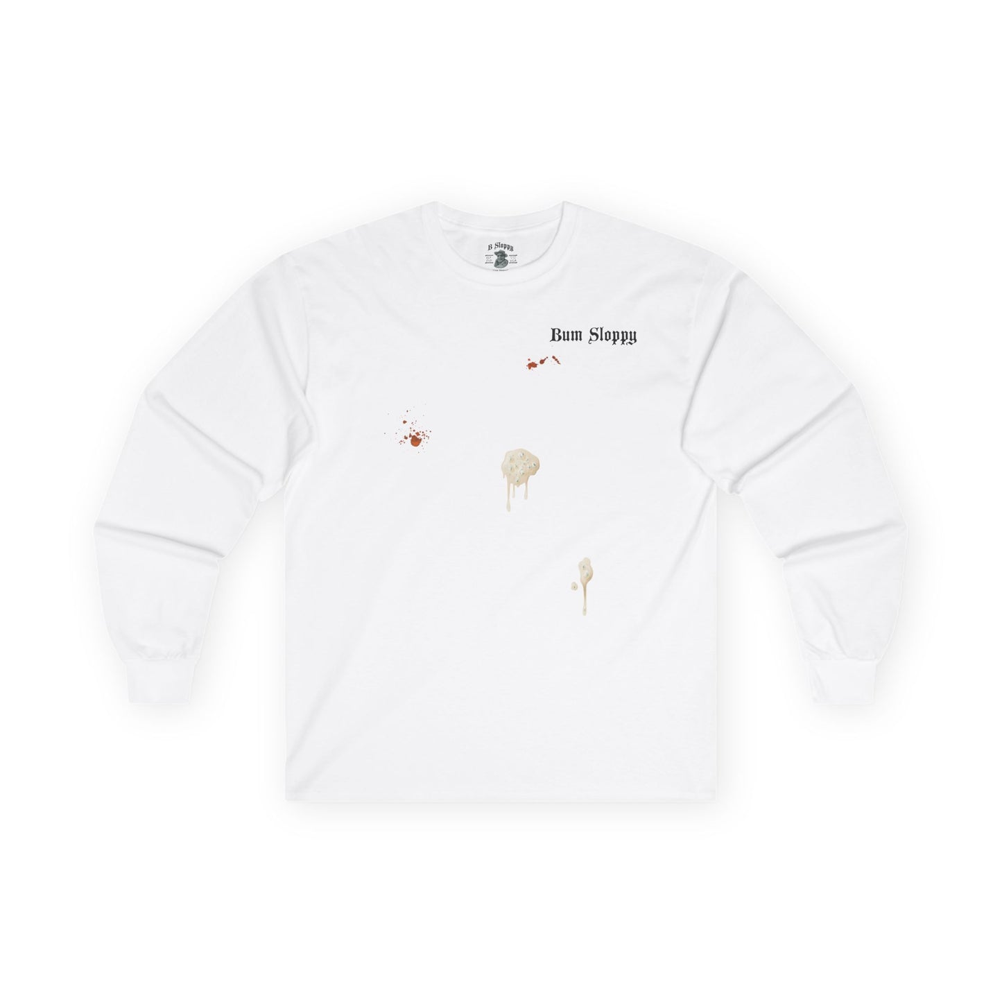Sippin' Mermaid Long Sleeve with Bleu Cheese & Hot Sauce Stains