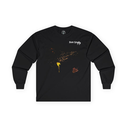 Gnarly Snow Burn Freestyle Grab Longsleeves with Mustard and Gravy Stains