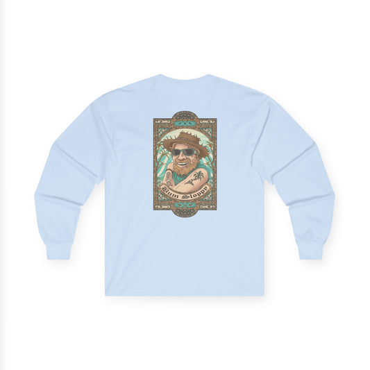 I've Been Framed Long Sleeve with Coleslaw, Mayo, and Ketchup Stains