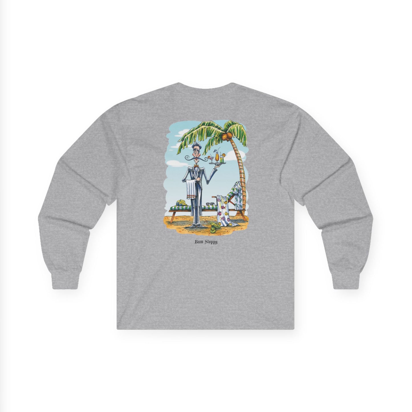 Beach Butler Long Sleeve with Taco & Nachos Stains