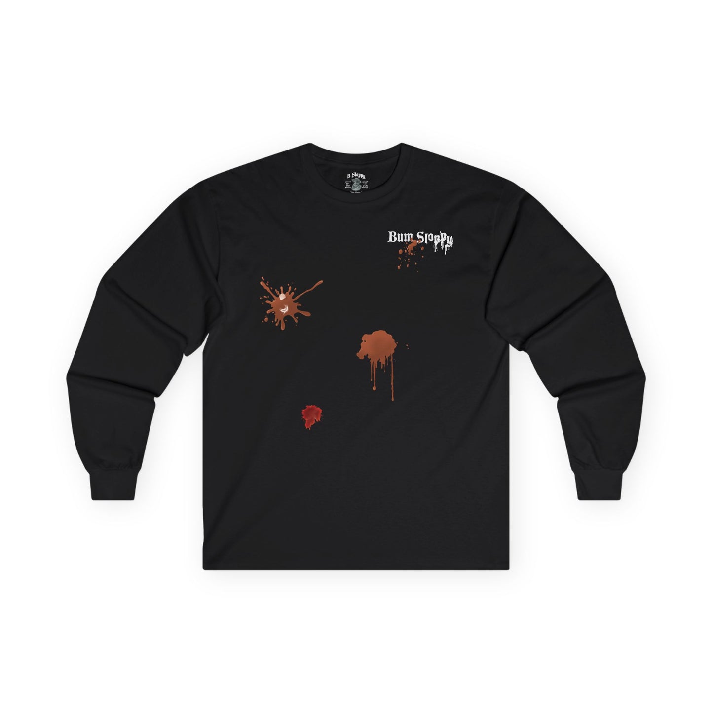 Gnarly Skier with Hot Cocoa and Mulled Wine Stains