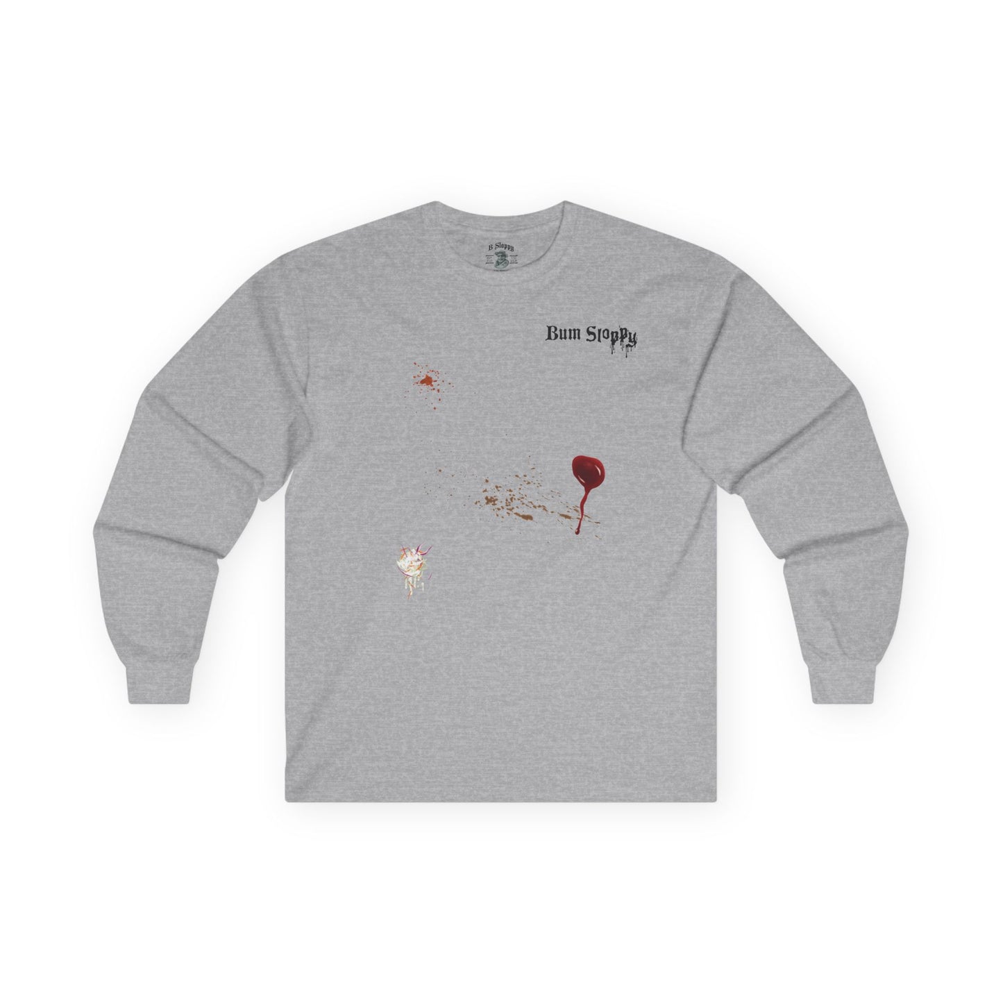 Sloppy Life Long Sleeve with Backyard Cookout Stains