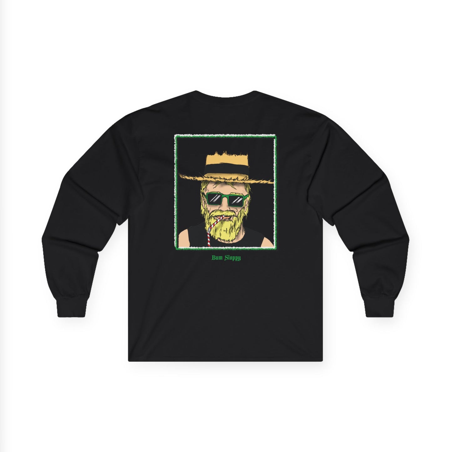 Sippin' Sloppy Long Sleeve with Nacho and Hot Sauce Stains