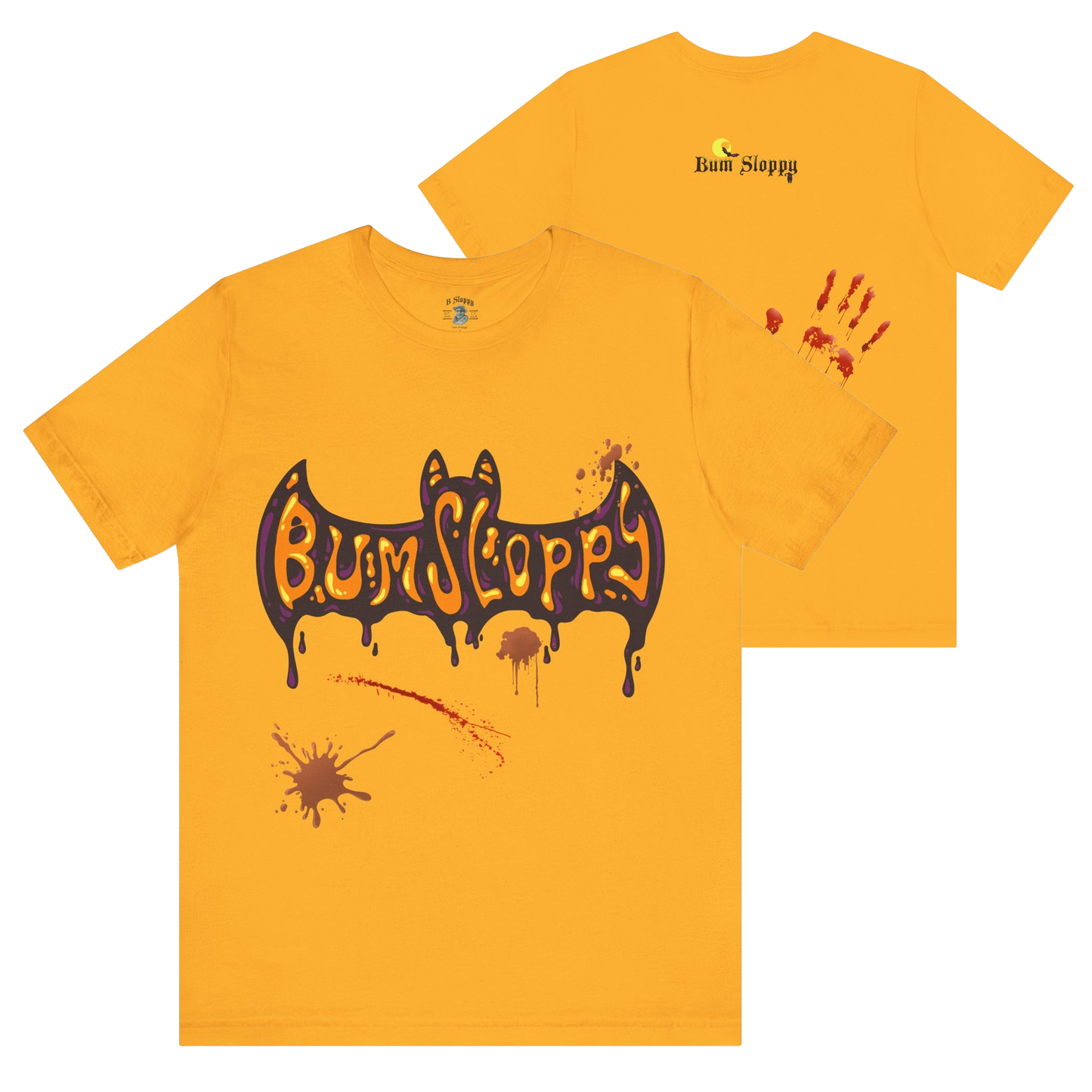 Bum Sloppy Goes Batty for Halloween with Tasty Treat and Spooky Slasher Stains