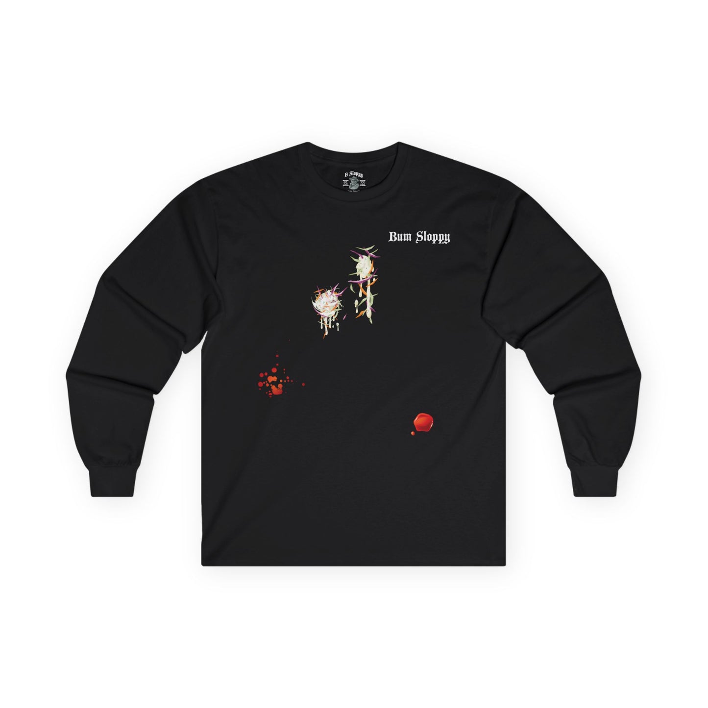 I've Been Framed Long Sleeve with Coleslaw, Mayo, and Ketchup Stains