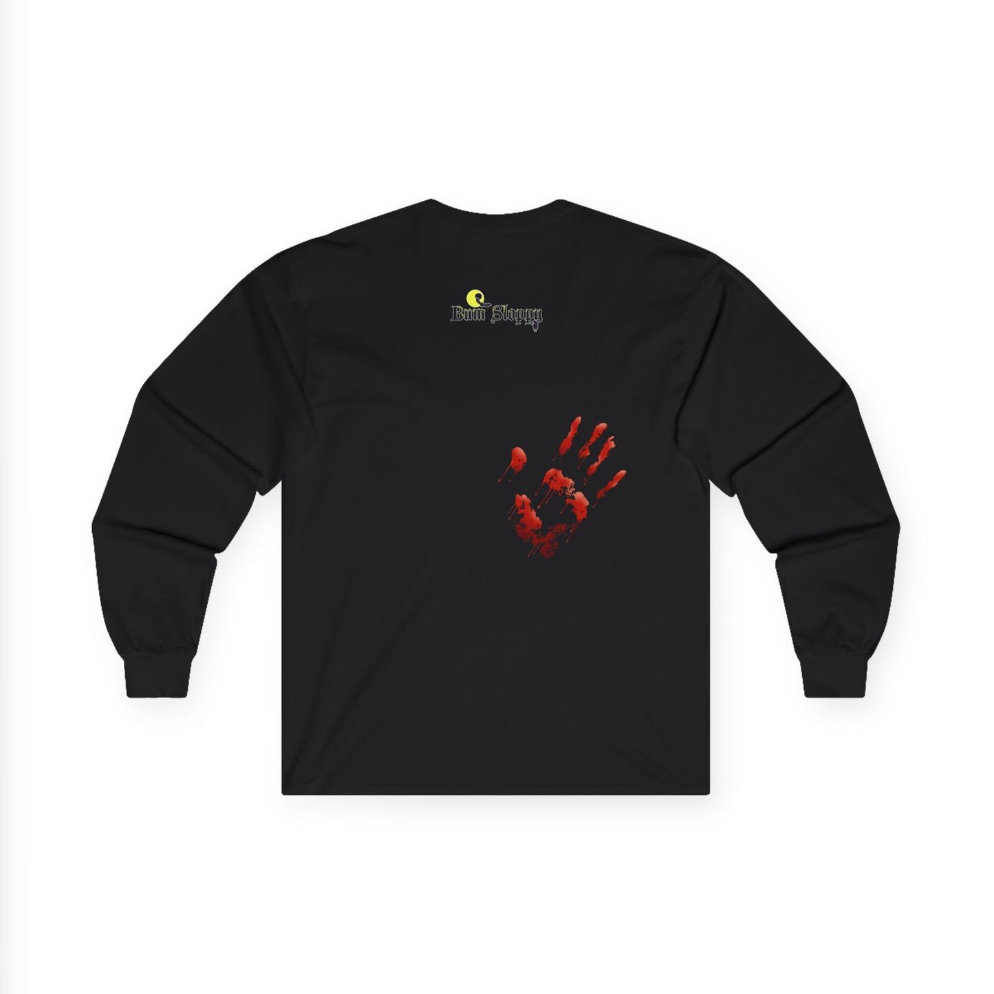 Bum Sloppy Goes Batty Halloween Longsleeves with Tasty Treat and Spooky Slasher Stains