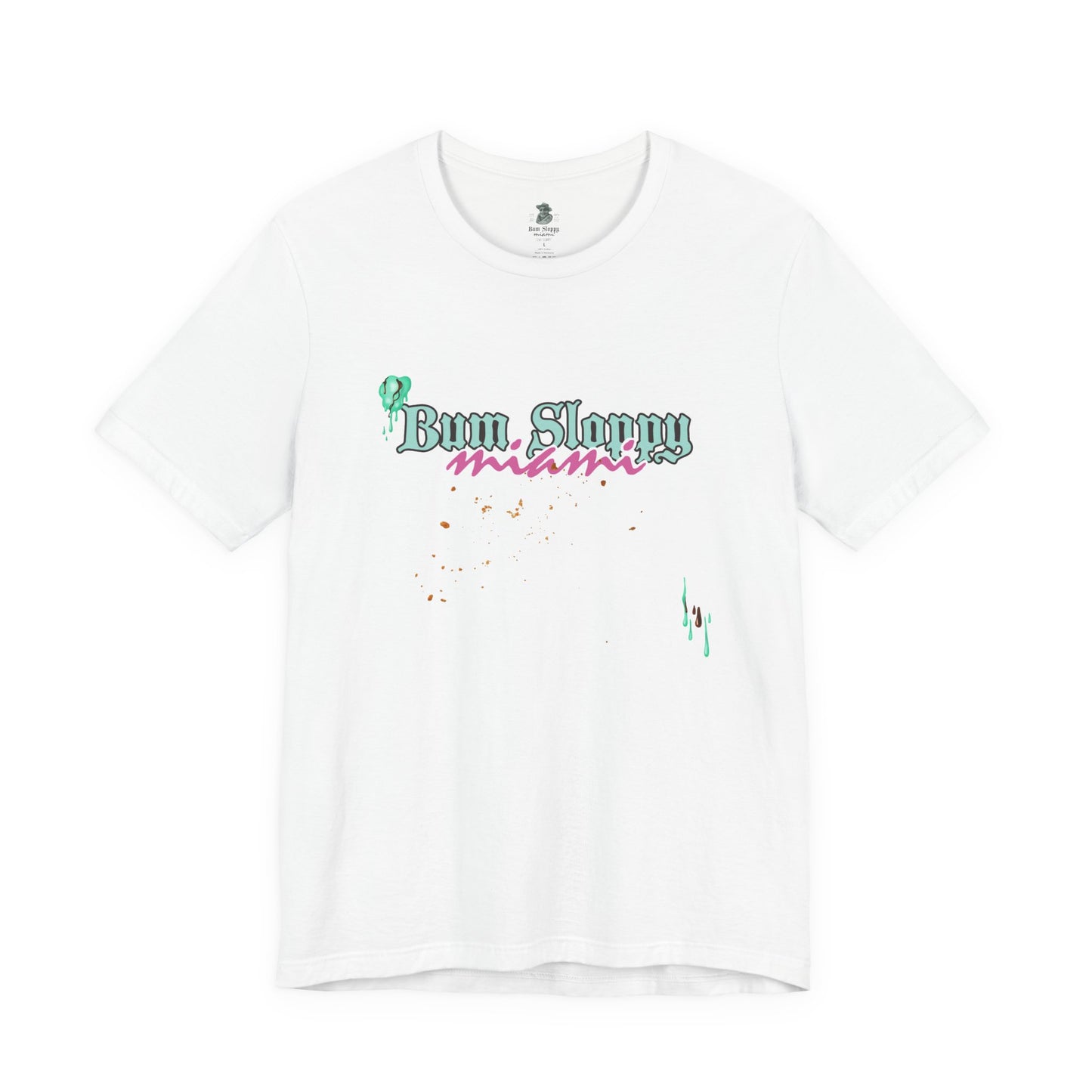 Bum Sloppy Miami MC Sunny Daze Tee with Seaside Snack Stains