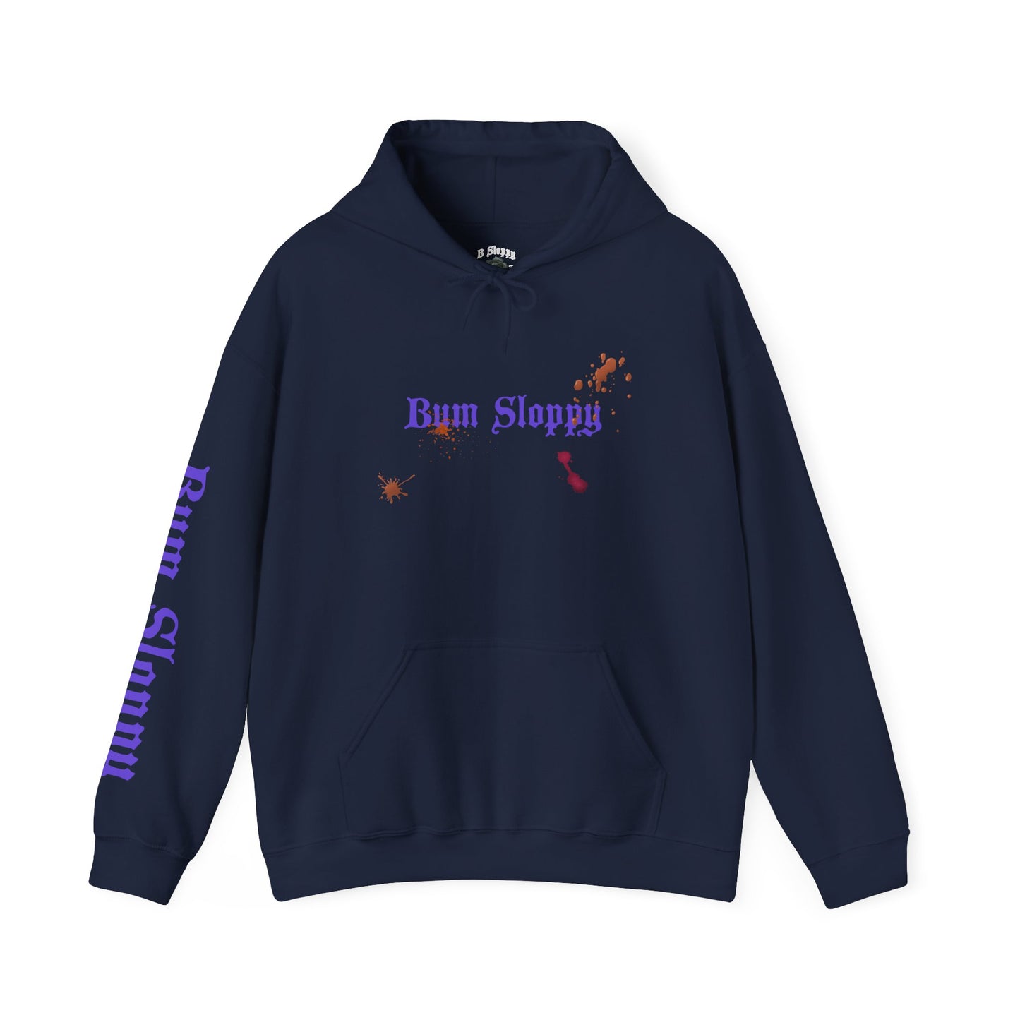 Gnarly Snow Burn Freestyle Grab with Apres-Ski Stains Heavy Blend Hooded Sweatshirt