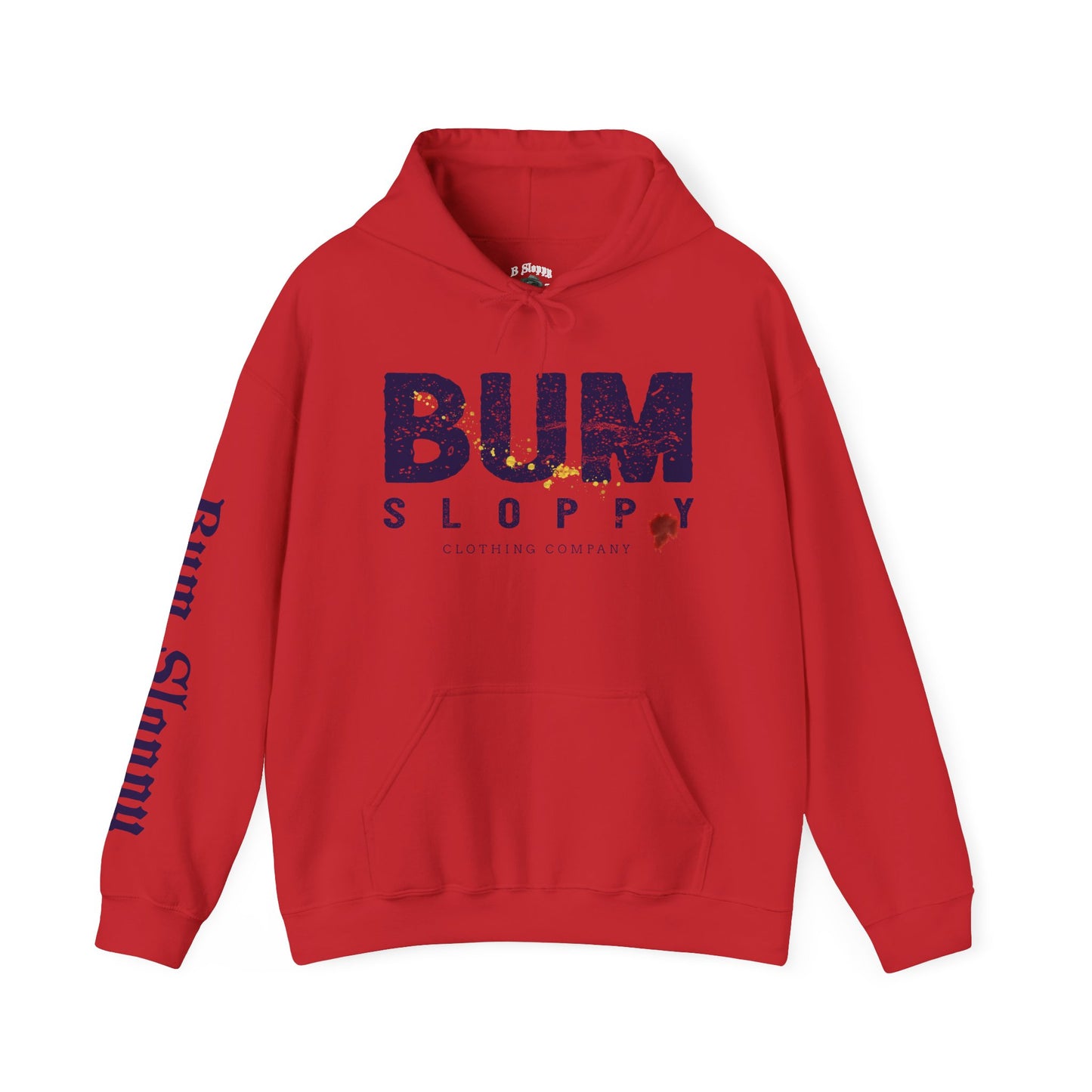 Bum Sloppy Stamp Heavy Blend Hooded Sweatshirt