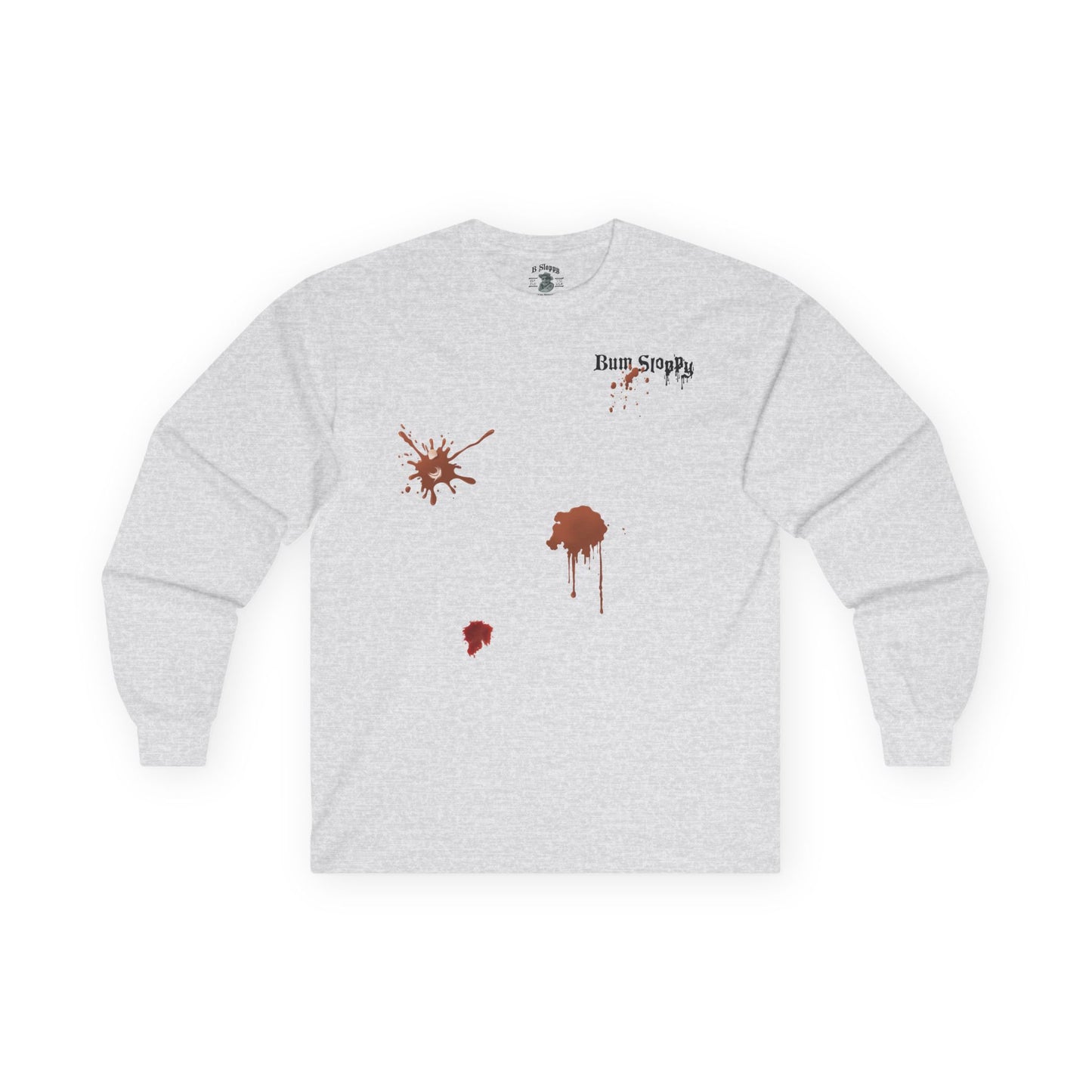 Gnarly Skier with Hot Cocoa and Mulled Wine Stains