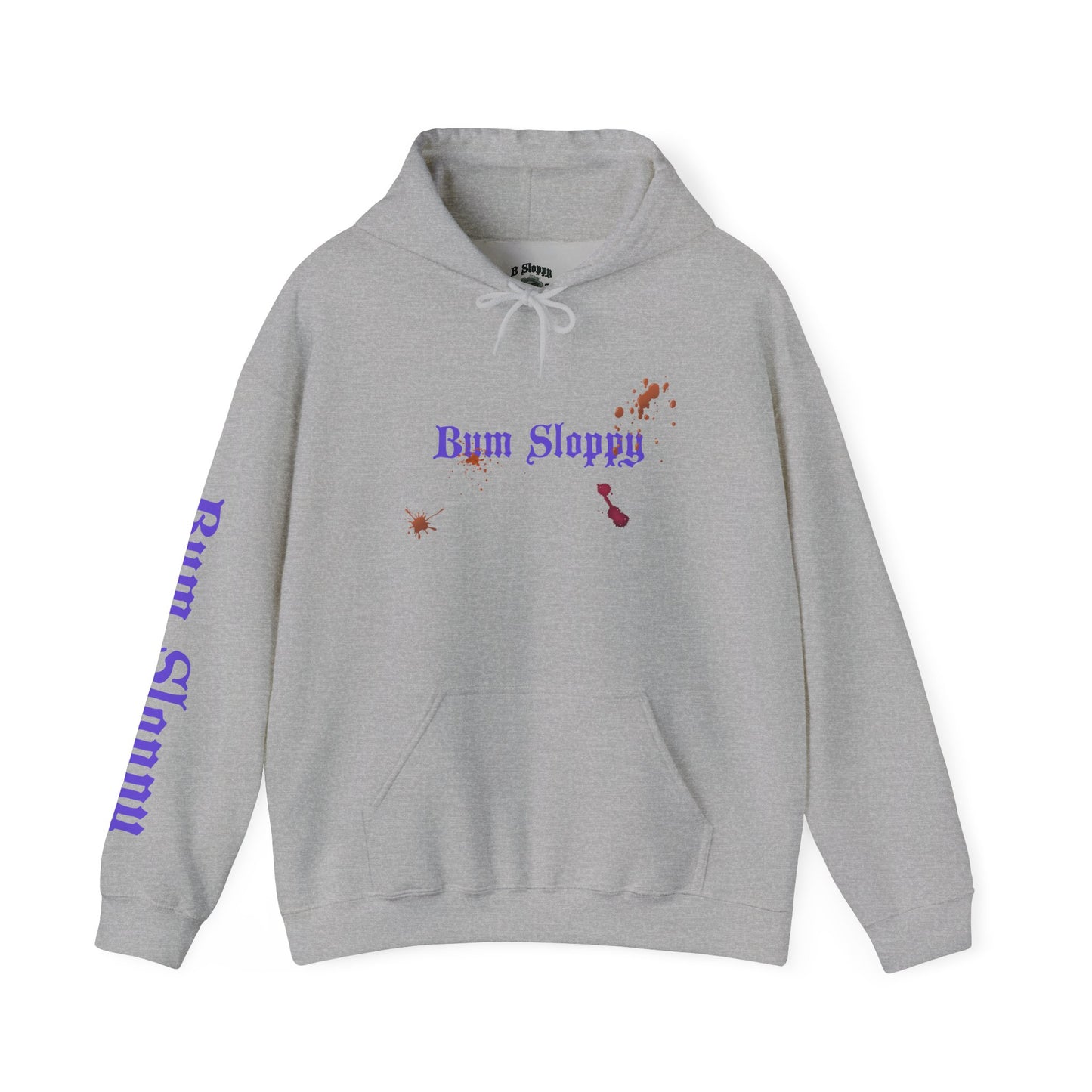 Gnarly Snow Burn Freestyle Grab with Apres-Ski Stains Heavy Blend Hooded Sweatshirt