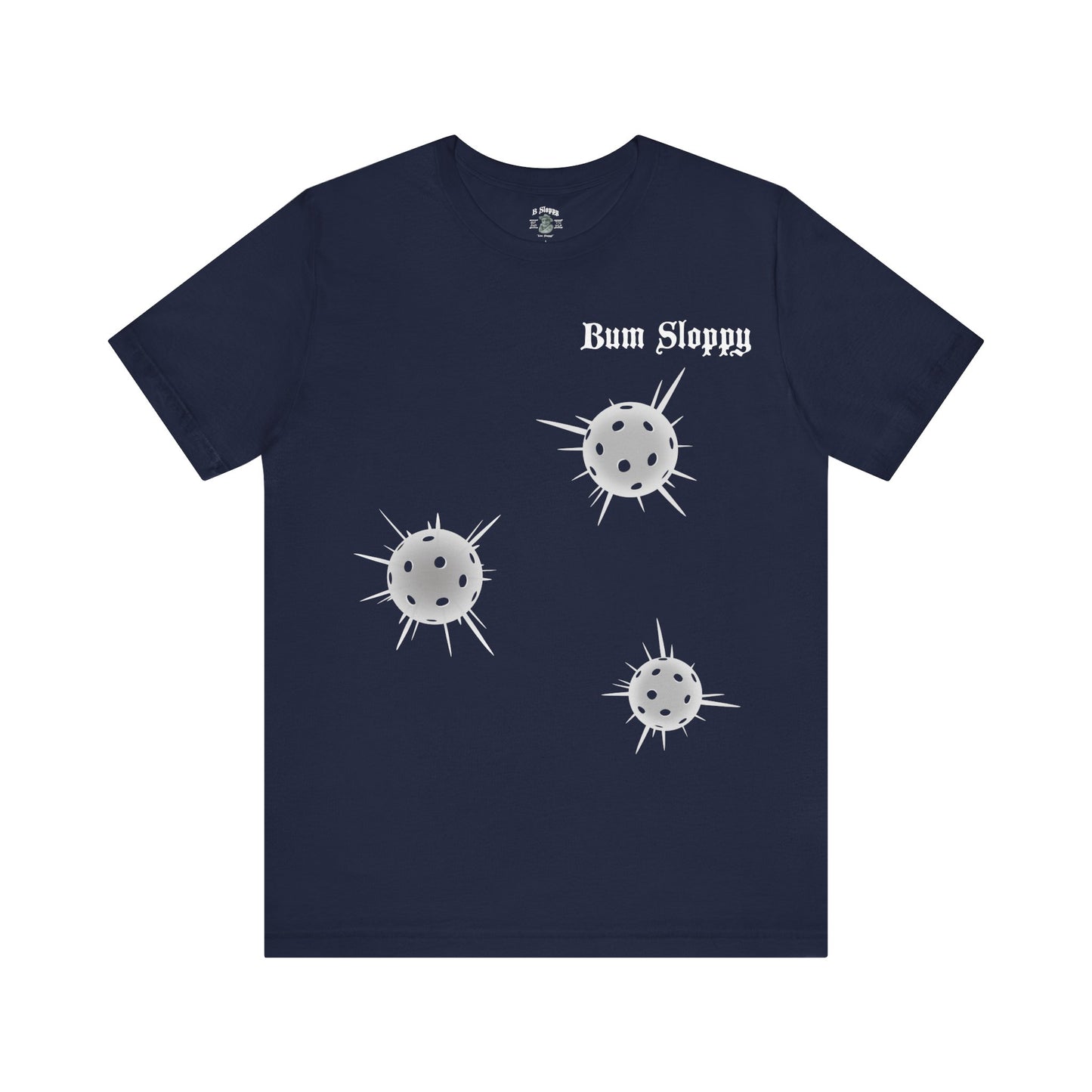 Rowdy Retro Men's Dink This! Pickleball Tee with Pickleball Strike Marks
