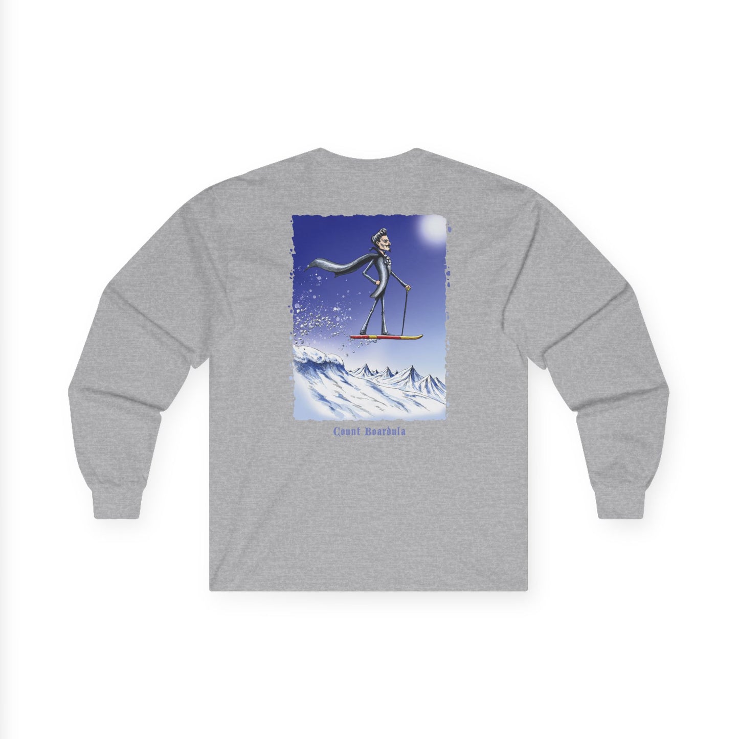 Count Boardula Longsleeves with Bloody Vampire Snack Stains