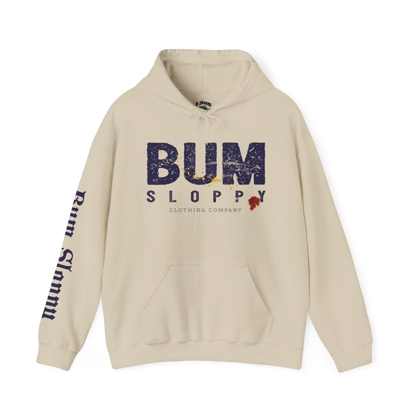 Bum Sloppy Stamp Heavy Blend Hooded Sweatshirt