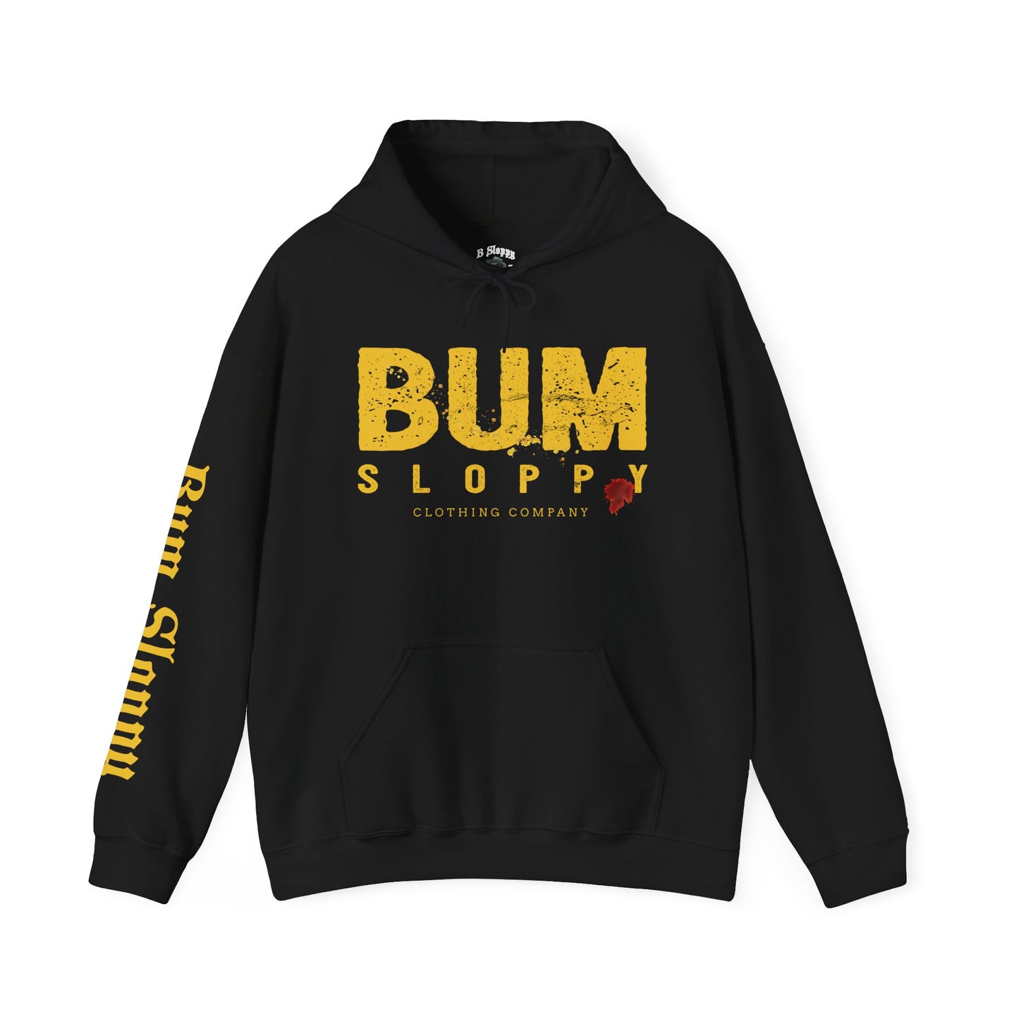 Bum Sloppy Stamp Heavy Blend Hooded Sweatshirt