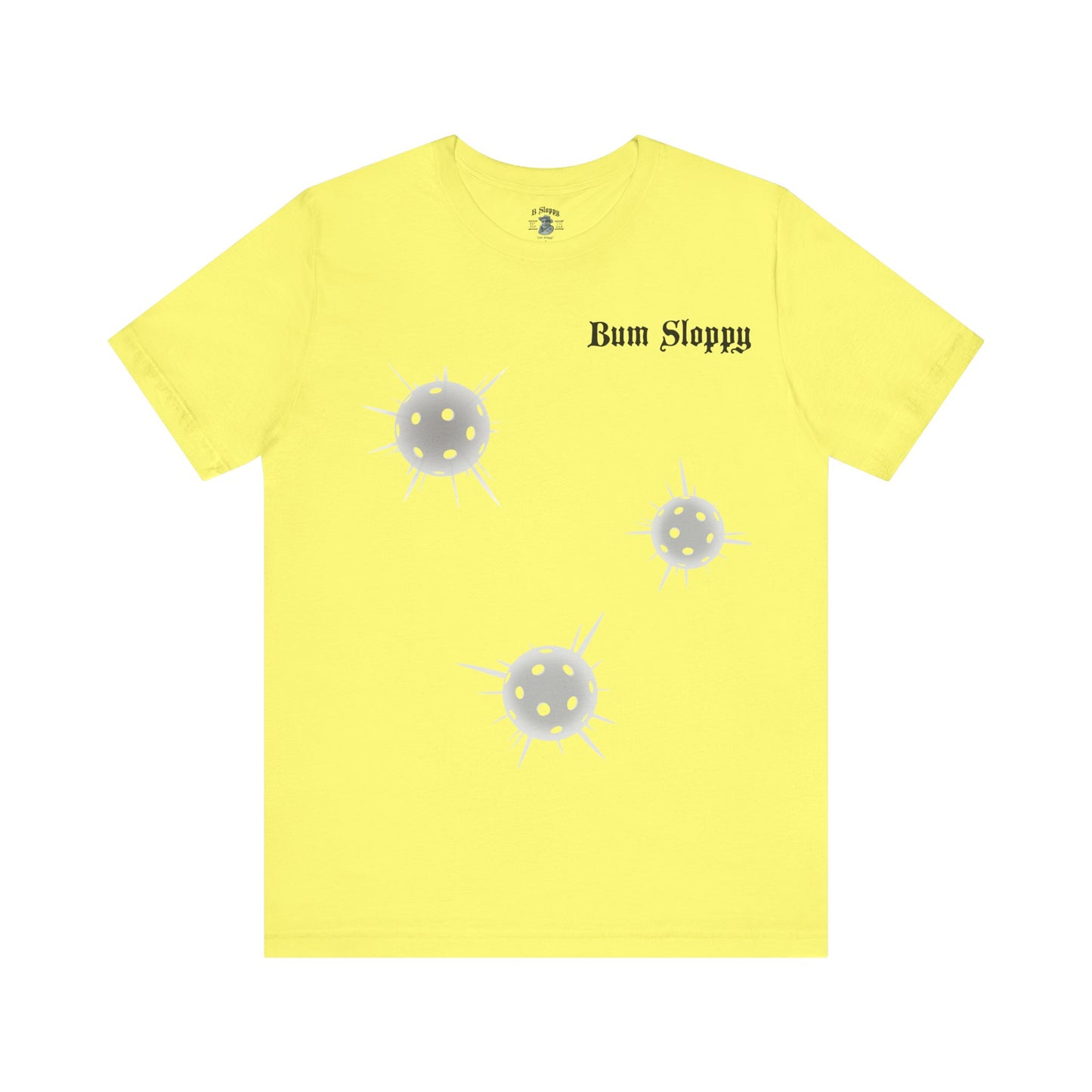 No-Holds Neon Women's Dink This! Pickleball Tee with Pickleball Strike Marks