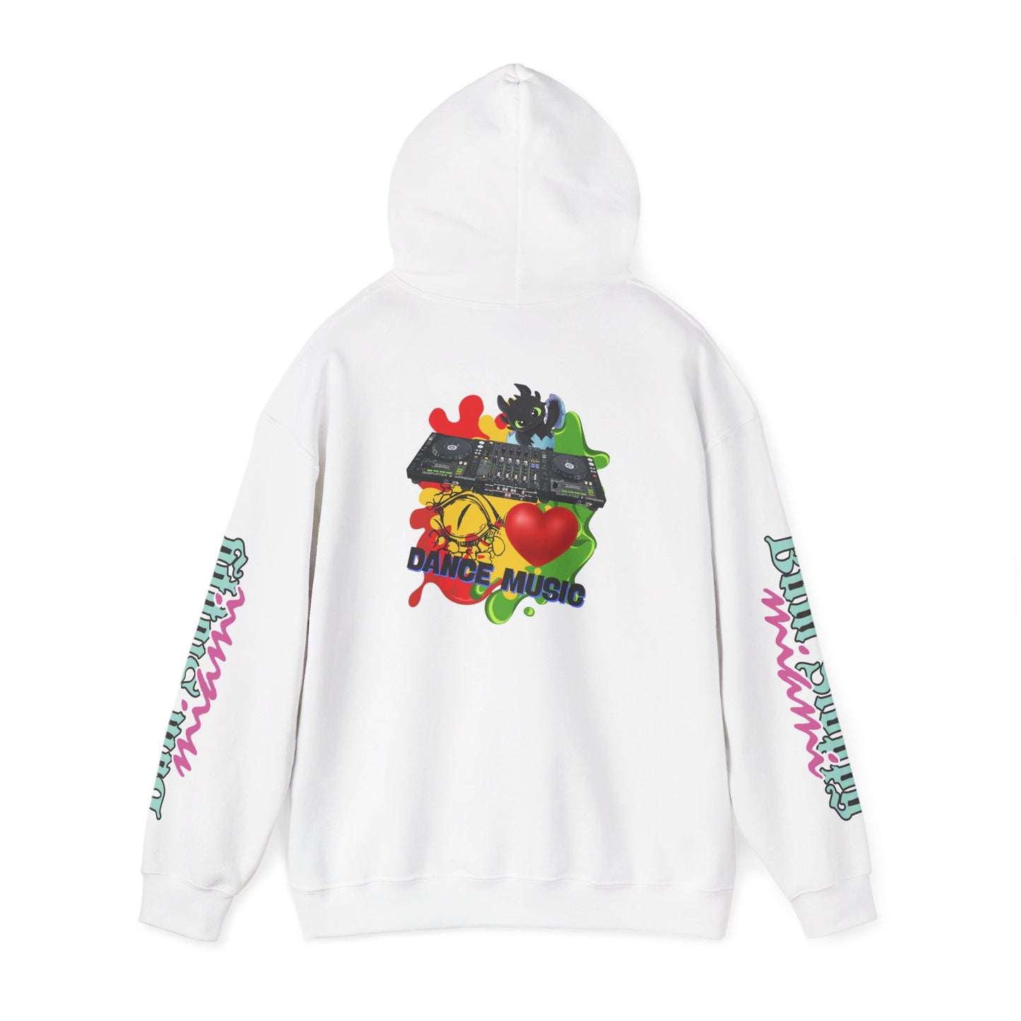 Bum Sloppy Miami Dance Music Heavy Blend Hooded Sweatshirt