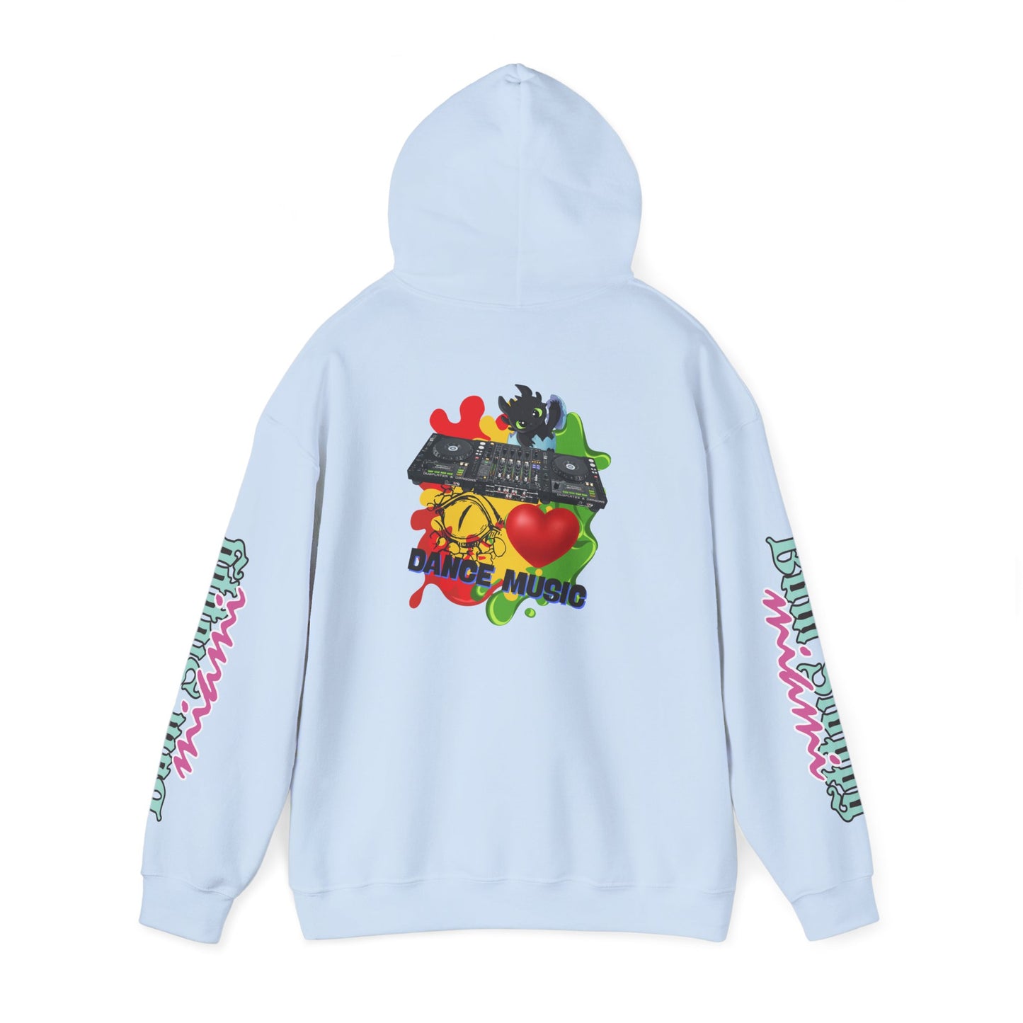 Bum Sloppy Miami Dance Music Heavy Blend Hooded Sweatshirt