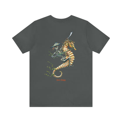 Pirate Seahorse with Hot Sauce and Mac and Cheese Stains