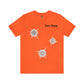 No-Holds Neon Men's Dink This! Pickleball Tee with Pickleball Strike Marks