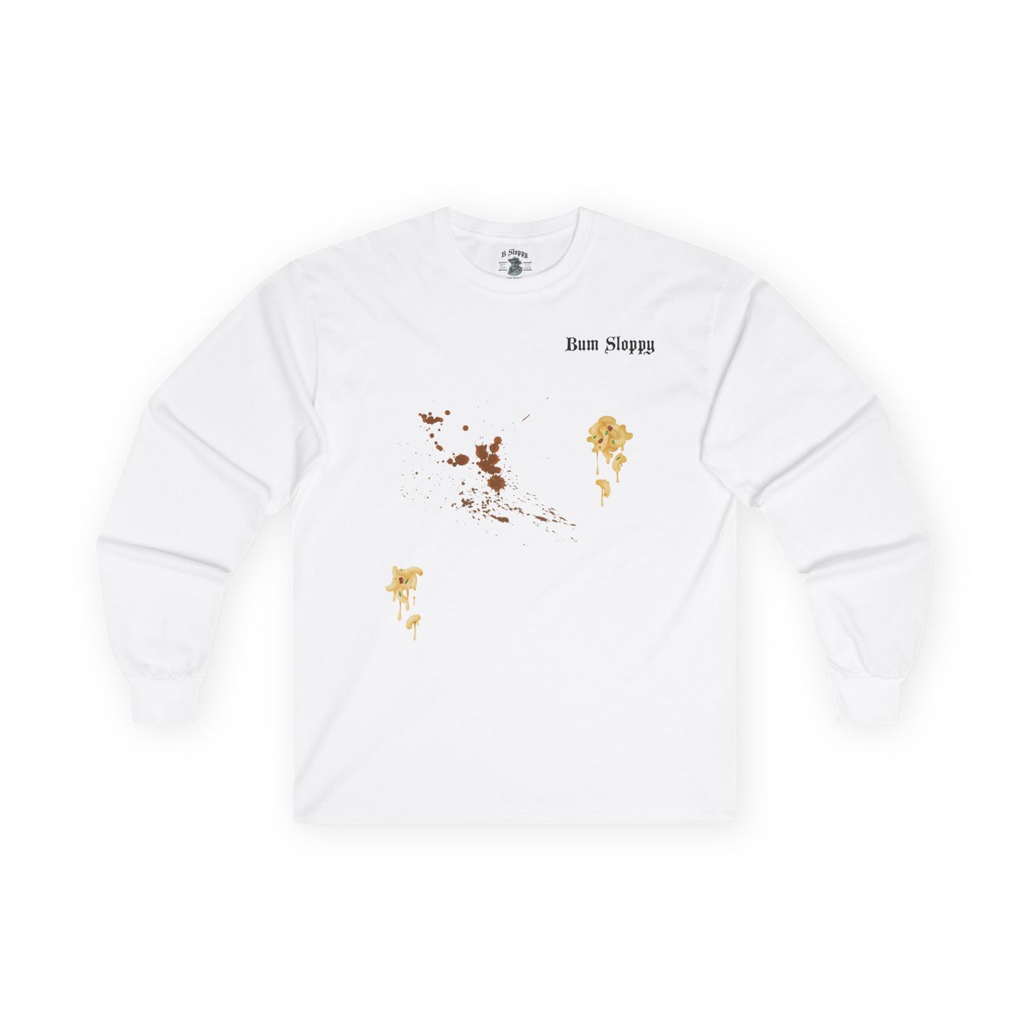 Sloppy Siesta Long Sleeve with Mac & Cheese and Gravy Stains