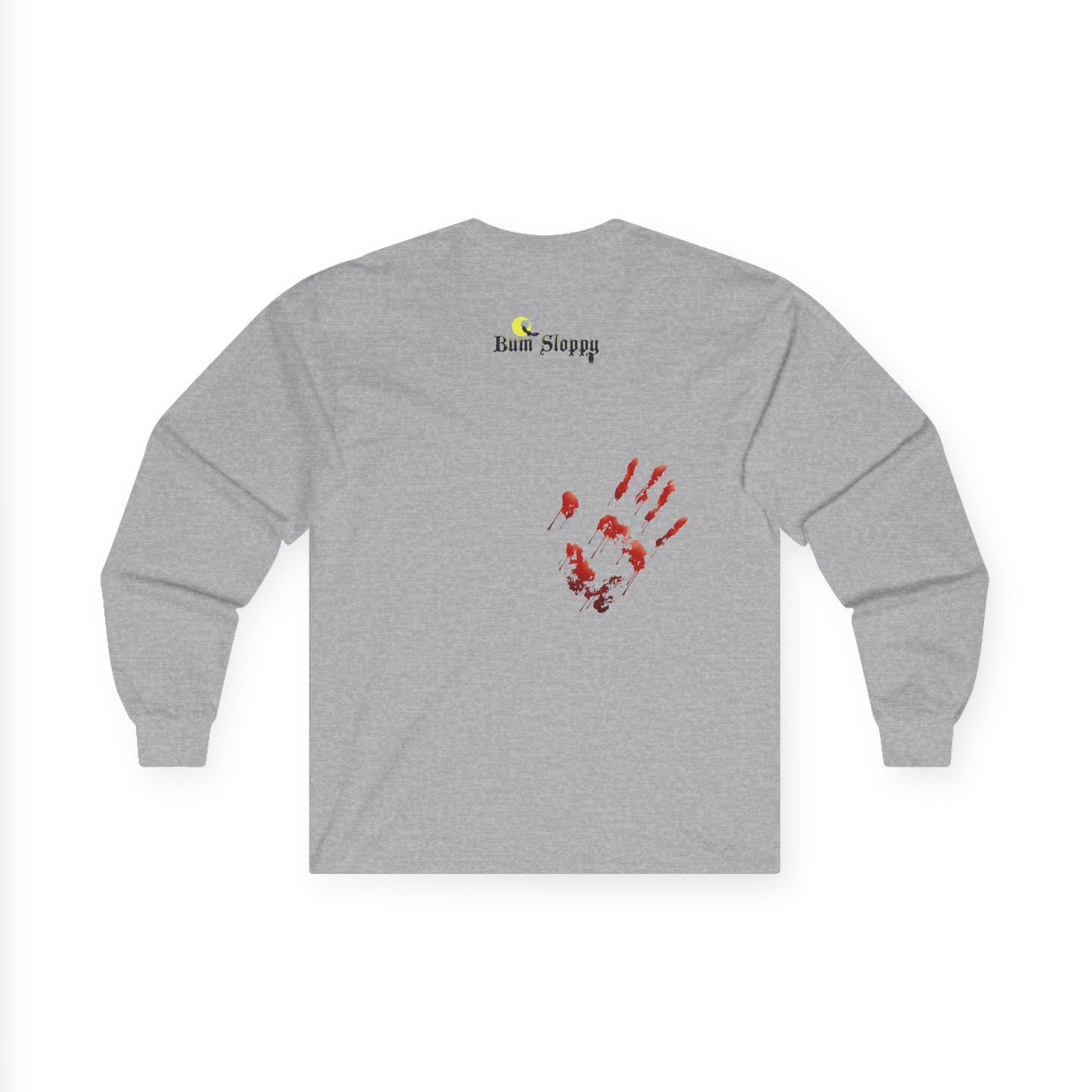 Bum Sloppy Goes Batty Halloween Longsleeves with Tasty Treat and Spooky Slasher Stains