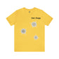 Rowdy Retro Men's Dink This! Pickleball Tee with Pickleball Strike Marks