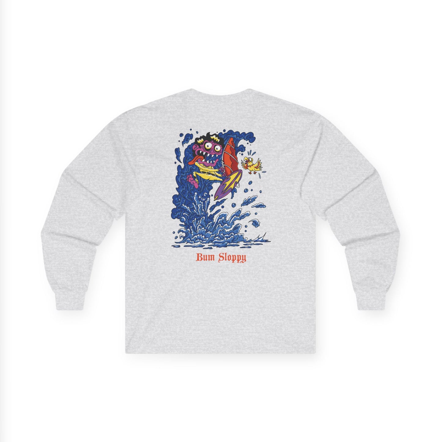 Gnarly Windsurfer Long Sleeve with BBQ & Ketchup Stains