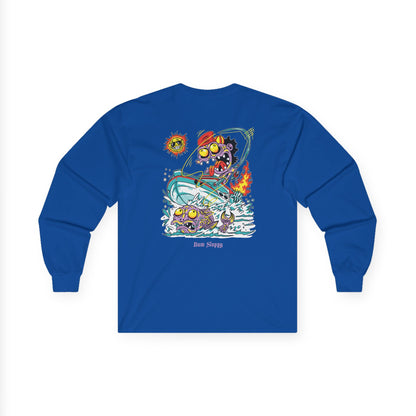 Gnarly Fishing Long Sleeve with Fish Gutting Blood Stains