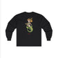 Sippin' Mermaid Long Sleeve with Bleu Cheese & Hot Sauce Stains
