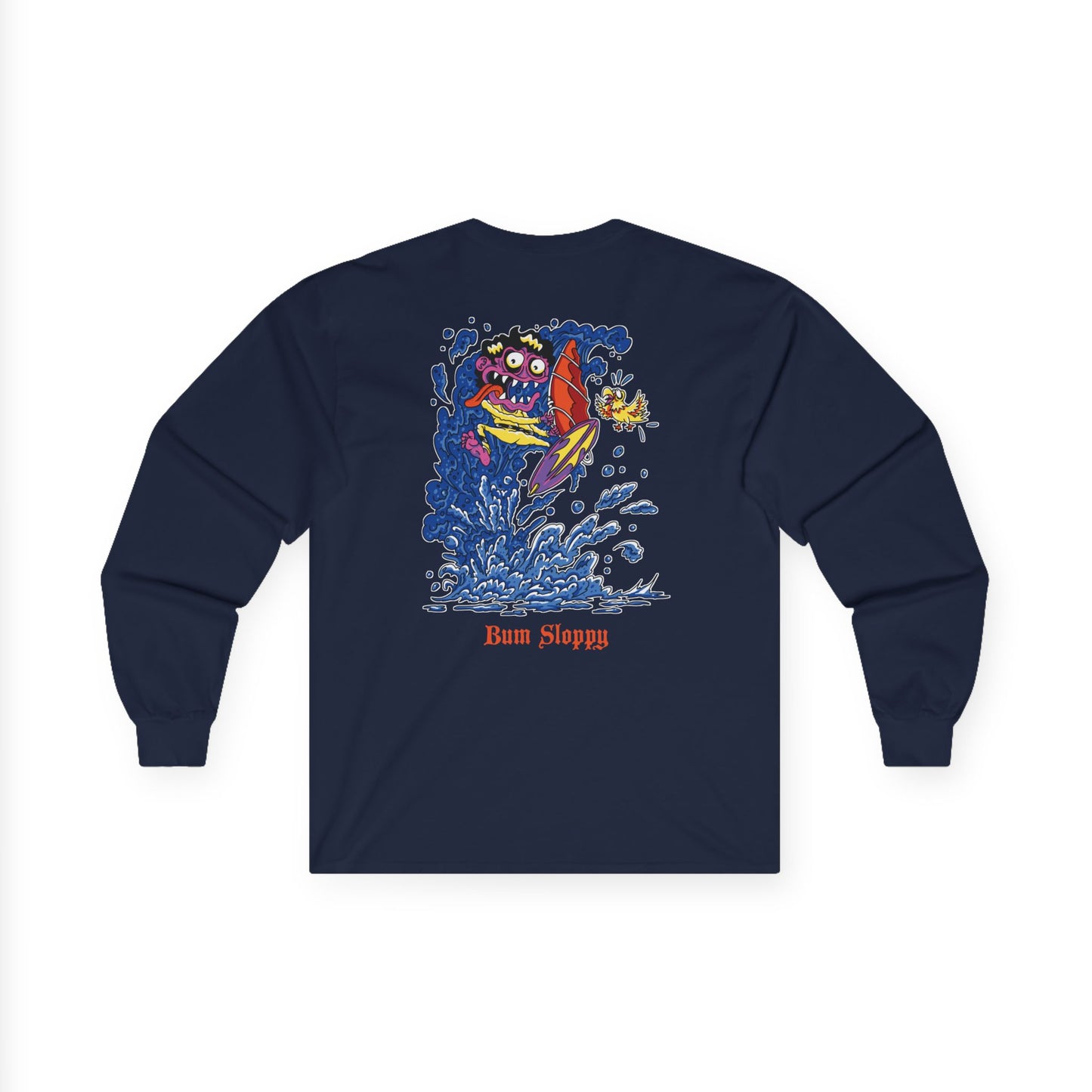 Gnarly Windsurfer Long Sleeve with BBQ & Ketchup Stains