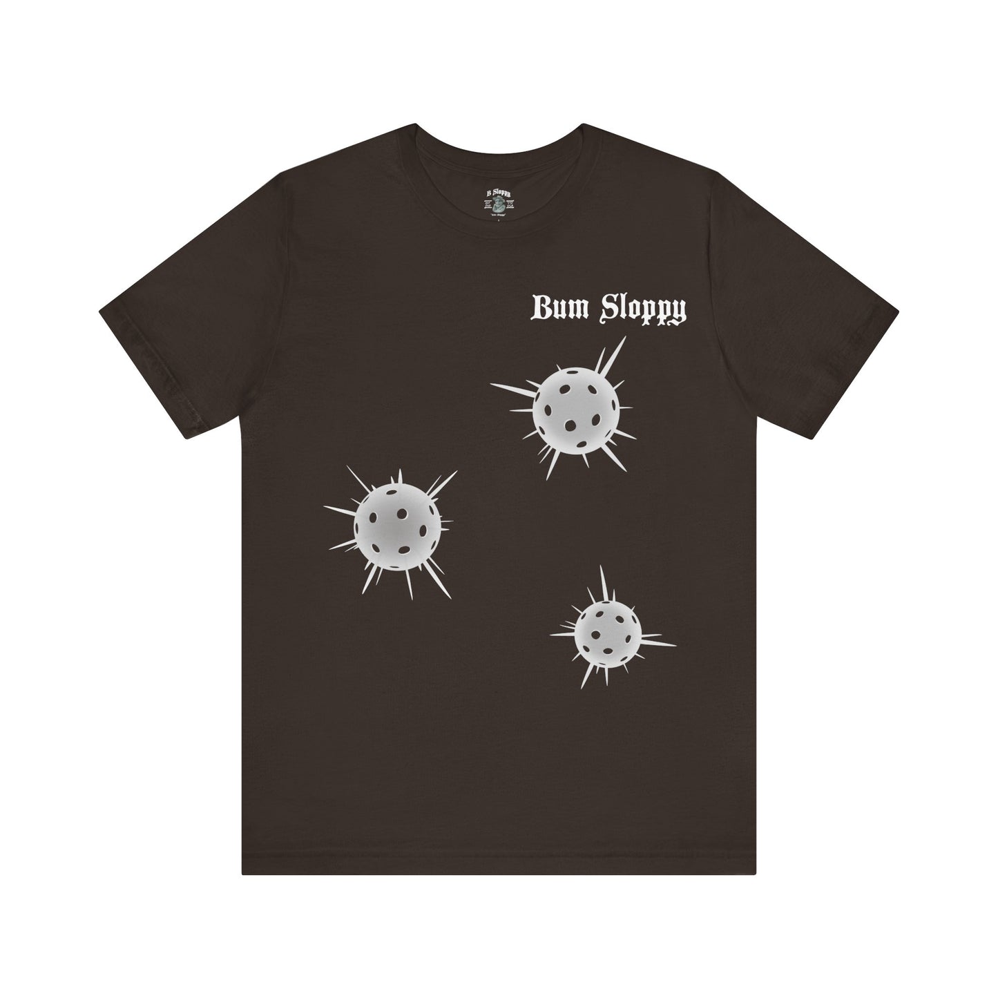 Rowdy Retro Men's Dink This! Pickleball Tee with Pickleball Strike Marks