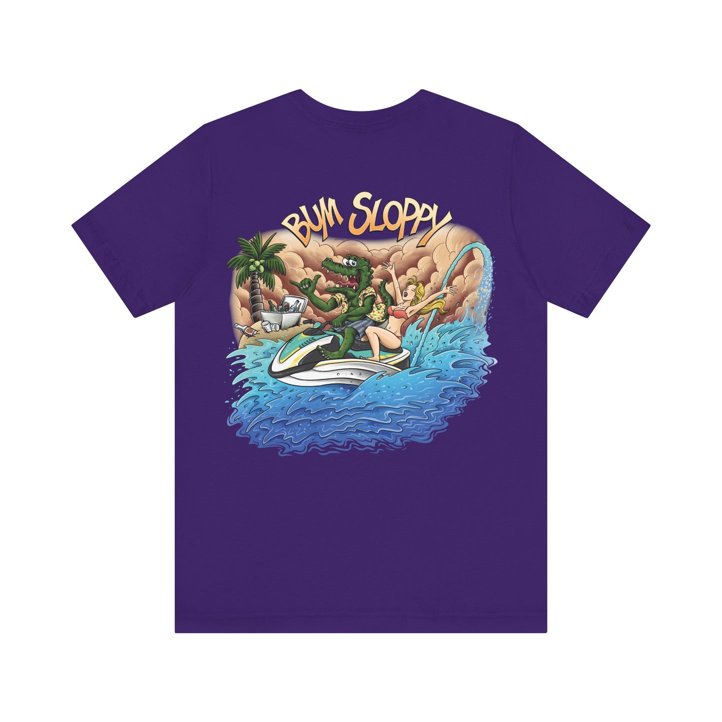 Jetski Gator with Taco, Hot Sauce and Nacho Cheese Stains