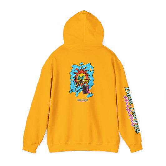 Bum Sloppy Miami MC Sunny Daze Heavy Blend Hooded Sweatshirt with Seaside Snack Stains